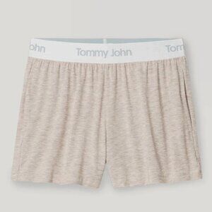 Tommy John Second Skin Sleep Shorts Women Dove Heather NWT Soft Lounge Short